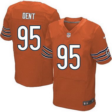 Men’s Chicago Bears #95 Richard Dent Orange Retired Player NFL Nike Elite Jersey