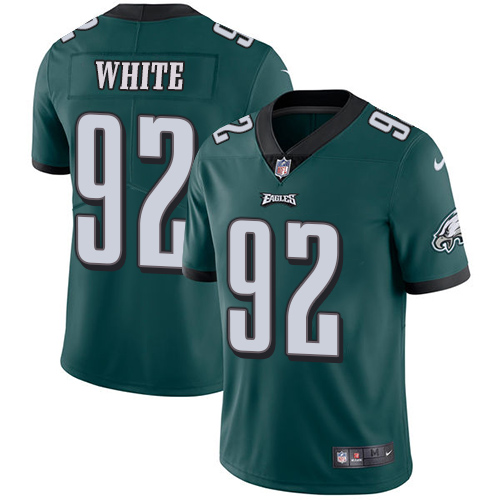 Nike Philadelphia Eagles #92 Reggie White Midnight Green Team Color Men’s Stitched NFL Vapor Untouchable Limited Jersey