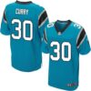 Nike Panthers #30 Stephen Curry Blue Alternate Men’s Stitched NFL Elite Jersey