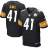 Men’s Pittsburgh Steelers #41 Antwon Blake Black Team Color NFL Nike Elite Jersey