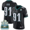 Nike Eagles #91 Fletcher Cox Black Alternate Super Bowl LII Champions Men’s Stitched NFL Vapor Untouchable Limited Jersey