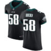 Men’s Nike Philadelphia Eagles #58 Jordan Hicks Black Alternate Stitched NFL Vapor Untouchable Elite Jersey