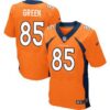 Men’s Denver Broncos #85 Virgil Green Orange Team Color NFL Nike Elite Jersey