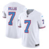 Men’s Tennessee Titans #7 Malik Willis White 2023 F.U.S.E. Vapor Limited Throwback Football Stitched Jersey