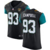 Men’s Nike Jacksonville Jaguars #93 Calais Campbell Black Alternate Stitched NFL Vapor Untouchable Elite Jersey