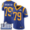 Men’s Los Angeles Rams #79 Rob Havenstein Royal Blue Nike NFL Alternate Vapor Untouchable Super Bowl LIII Bound Limited Jersey