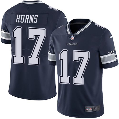 Men’s Nike Dallas Cowboys #17 Allen Hurns Navy Blue Team Color Stitched NFL Vapor Untouchable Limited Jersey