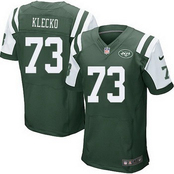 Men’s New York Jets #73 Joe Klecko Green Team Color NFL Nike Elite Jersey