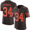 Men’s Cleveland Browns #34 Isaiah Crowell Brown 2016 Color Rush Stitched NFL Nike Limited Jersey