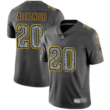 Nike Vikings #20 Mackensie Alexander Gray Static Men’s Stitched NFL Vapor Untouchable Limited Jersey
