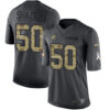 Men’s Pittsburgh Steelers #50 Ryan Shazier Black Anthracite 2016 Salute To Service Stitched NFL Nike Limited Jersey