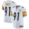 Nike Pittsburgh Steelers #91 Stephon Tuitt White Men’s Stitched NFL Vapor Untouchable Limited Jersey