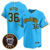 Steelers 412 Patch Vapor Premier Limited Jersey – All Stitched – Light Blue – Jerome Bettis Jersey
