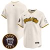 Steelers 412 Patch Vapor Premier Limited Jersey – All Stitched – Cream – Team Jersey