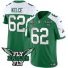 Fly Eagles Fly Patch Throwback Kelly Green Vapor Jersey – All Stitched – Kelly Alternate – Jason Kelce Jersey