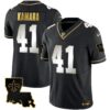 Saints 1987 Legacy Gold Vapor Jersey – All Stitched – Black Limited – Alvin Kamara Jersey
