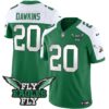 Fly Eagles Fly Patch Throwback Kelly Green Vapor Jersey – All Stitched – Kelly Alternate – Brian Dawkins Jersey
