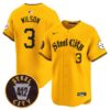 Steelers 412 Patch Vapor Premier Limited Jersey – All Stitched – Gold – Russell Wilson Jersey