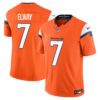 Denver Broncos 2024 Vapor Limited Jersey – All Stitched – Orange – John Elway Jersey