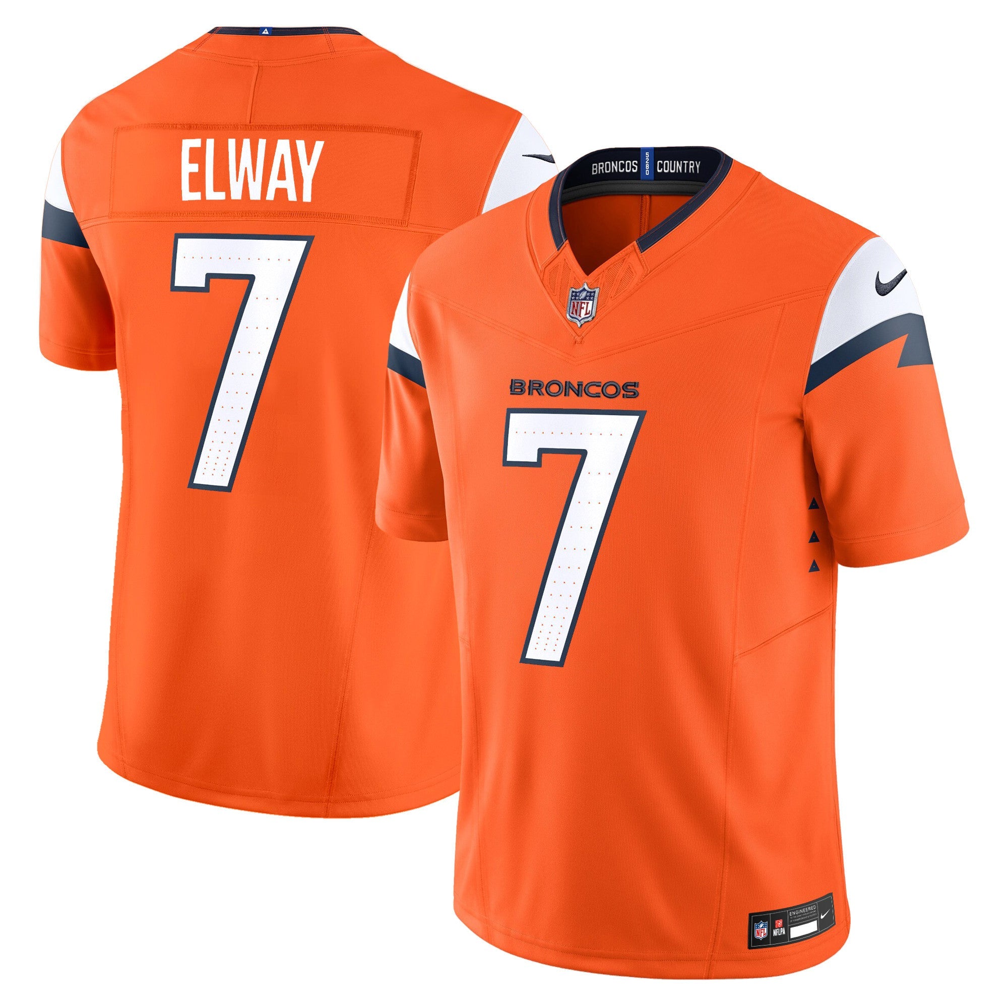 Denver Broncos 2024 Vapor Limited Jersey – All Stitched – Orange – John Elway Jersey