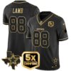 Cowboys 5x Super Bowl Champions Vapor Limited Jersey – All Stitched – Black Gold – CeeDee Lamb Jersey
