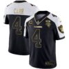 Raiders Inaugural Season Patch Gold & Split – All Stitched – Alternate – Derek Carr Jersey