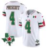 Cowboys 2024 Mexico Vapor Limited Jersey – All Stitched – White – Dak Prescott Jersey