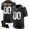 Saints 1987 Legacy Gold Vapor Custom Jersey – All Stitched – Black Limited Jersey