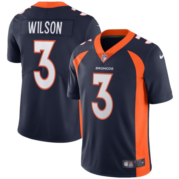 Denver Broncos Vapor Jersey – All Stitched – Navy – Russell Wilson Jersey