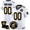 Saints EST. 1967 Patch Vapor Custom Jersey – All Stitched – White Jersey