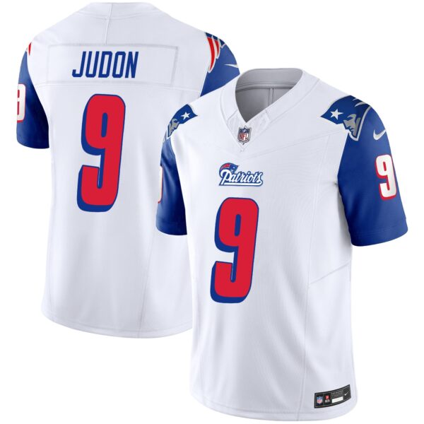 Patriots 1996 Throwback Limited Vapor Jersey – All Stitched – Royal Sleeves – Matthew Judon Jersey