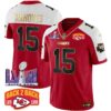 Chiefs Super Bowl LVIII & Back 2 Back Patch Vapor Jersey – All Stitched – Red Alternate – Patrick Mahomes Jersey