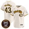 Steelers 412 Patch Vapor Premier Limited Jersey – All Stitched – Cream – Troy Polamalu Jersey
