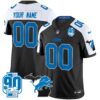 Detroit Lions 2024 Michigan & 90th Year Patch Vapor Custom Jersey – All Stitched – Alternate Jersey