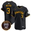 Steelers 412 Patch Vapor Premier Limited Jersey – All Stitched – Black – Russell Wilson Jersey