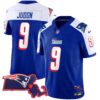 Patriots 1996 Throwback State Patch Vapor Jersey – All Stitched – Royal Alternate – Matthew Judon Jersey