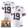 Denver Broncos Super Bowl 50 Patch Vapor Jersey – All Stitched – White – Marvin Mims Jr. Jersey