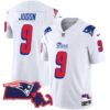 Patriots 1996 Throwback State Patch Vapor Jersey – All Stitched – White – Matthew Judon Jersey