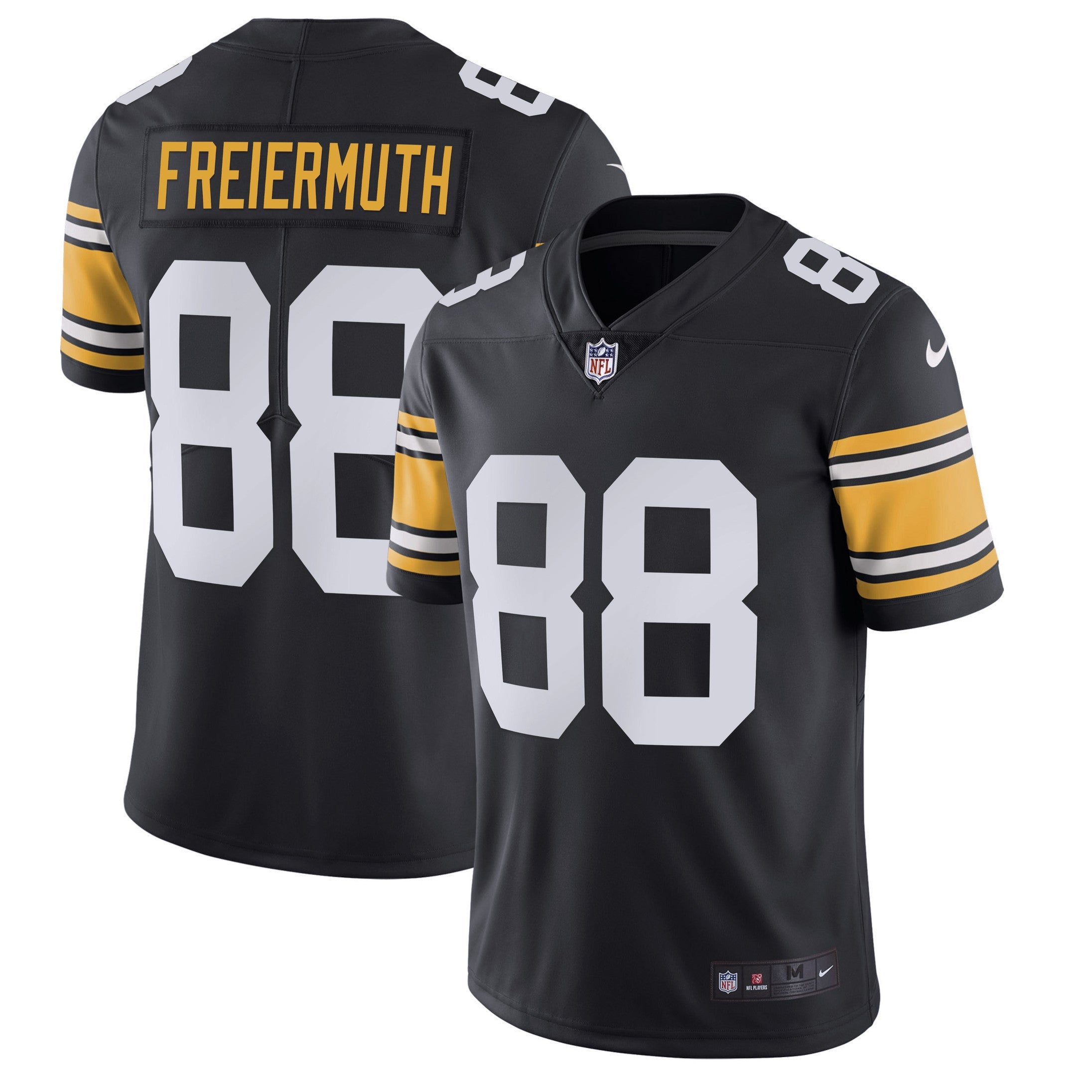 Steelers Alternate Vapor Untouchable Limited – Black – All Stitched – Alternate Vapor – Pat Freiermuth Jersey