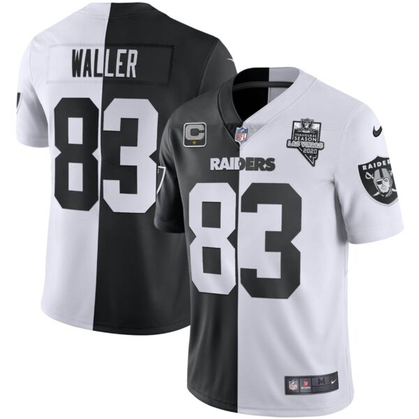 Raiders Inaugural Season Patch Gold & Split – All Stitched – Split – Darren Waller Jersey