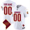 Washington Commanders Washington DC Map Patch Custom Jersey – All Stitched – White Jersey