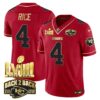 Chiefs Super Bowl LVIII & Back 2 Back Gold Patch Vapor Jersey – All Stitched – Red Special – Rashee Rice Jersey