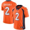 Denver Broncos Vapor Jersey – All Stitched – Orange – Patrick Surtain II Jersey