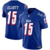 Patriots 1996 Throwback Limited Vapor Jersey – All Stitched – Royal – Ezekiel Elliott Jersey