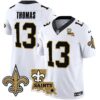 Saints Vapor Limited Jersey – New Orleans Patch – All Stitched – White – Michael Thomas Jersey