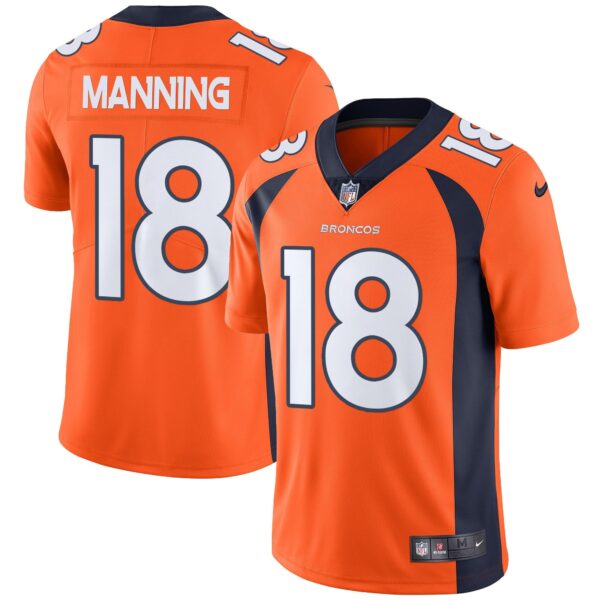 Denver Broncos Vapor Jersey – All Stitched – Orange – Peyton Manning Jersey