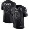 Raiders Inaugural Season Patch Gold & Split – All Stitched – Black Silver – Hunter Renfrow Jersey