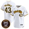 Steelers 412 Patch Vapor Premier Limited Jersey – All Stitched – White – Troy Polamalu Jersey