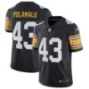 Steelers Alternate Vapor Untouchable Limited – Black – All Stitched – Alternate Vapor – Troy Polamalu Jersey