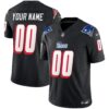 Patriots 1996 Throwback Limited Vapor Custom Jersey – All Stitched – Black Jersey